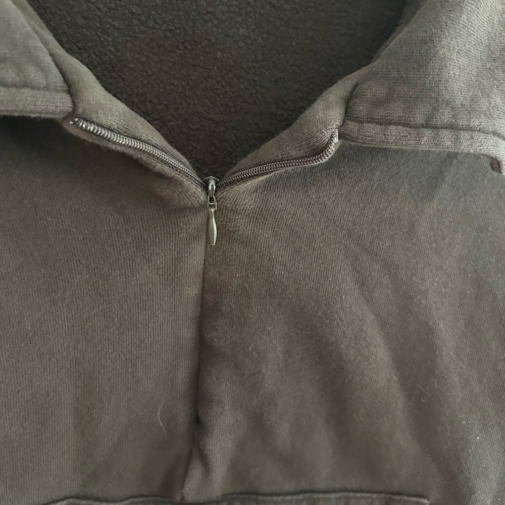 Joah Brown Black Cropped Sweatshirt - Picture 4 of 6